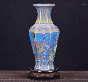 Vaso de porcelana chinesa antiga vaso decorativo de flores para decoração de casamento jingdezhen porcelana presente de natal19448592