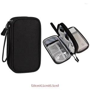 Borse di stoccaggio Organizzatore per cavi per cavi USB portatili organizzatore auricolari Organizzatori di auricolari per viaggi per viaggi Digital Pouch digitale