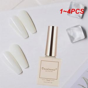 1~4PCS Solid Color Nail Polish Gel High Color Rendering Degree Porcelain White Waterproof Nail Polish Fashion Manicure Nail Glue 240509