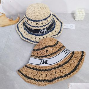 Wide Brim Hats Designer St For Women Fashion Travel Caps Breathable Cloghet Bucket Hat Beach Drop Delivery Accessories Scarves Gloves Otjap
