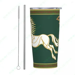 Mugs Cup 20oz Kingdom of Rohan Cups Travel Mug Portable Rostless Steel Sippy Coffee Tumbler