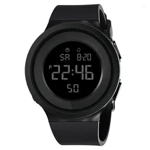 Zegarek na rękę Wodoodporne zegarki LED dla mężczyzn sportowy sportowy kwarc cyfrowy kwarc alarmowy zegarek mody elektroniczny Relogio