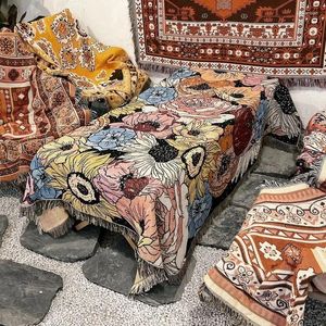 Koce europejska koc kempingowa sofa słoneczna sofa boho home dekoracje wielofunkcyjne łóżko na zewnątrz mata piknikowa