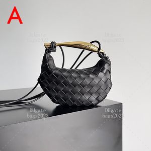 24k Topphandtag Metallisk textur Handväska Designer Bag Mini Lambskin Crossbody Bag 1: 1 Mirror Mass Lady Shoulder Bag With Box LB05V