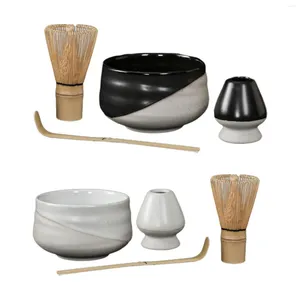 SET DI ATTUALI A TEFE 4 pezzi Set di matcha Set di tè CERIMONY IN IN INDIPARE Strumenti