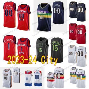 2023/24 City Basketball Sion Jersey 1 Williamson CJ 3 McCollum Brandon 14 Ingram Jonas 17 Valanciunas Larry 22 Nance Jr. Kira 13 Lewis Jr. Trey 25 Murphy Edition