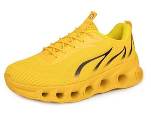 2024 2024GAI Spring Men Shoes Running Shoes Flat Sole Bule Gray Novos modelos Modelos Moda Blocking Sports Big Size 17617