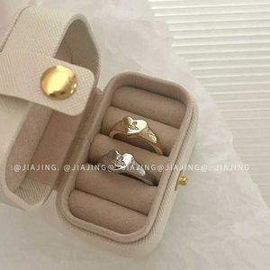 Designer Westwoods Saturns Love Ring and Simple Metallic Cold Individualized High Grade Personalized Accessories Female Index Finger Nail