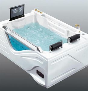 Японский SSWW Hydro Bubble 150 Full HD Роскошный открытый спа -салон Акриловая ванна ванна электронная угловая массаж дизайн ванны178Q5319424