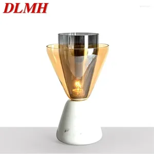 Table Lamps DLMH Contemporary LED Lamp Design White Desk Light Home E27 Decorative For Foyer Living Room Office Bedroom