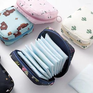 Storage Bags 1PCS Women Cosmetic Bag Case Necessary Cute Travel Organizer Fashion Girl Lipstick Sanitary Pads Toiletry Makeup Pouch