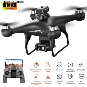 Drones Profesyonel S116 Max Drone 8K WiFi FPV Kamera 360 Engel Kaçınma Fırçasız Motor Dört Helikopter Mini Drone Oyuncak S24513