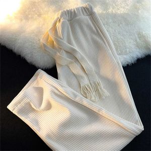 Calças masculinas moda calças sólidas calças retro tornozelo casual estilo coreano calça machos cinto elástico solto homem strtwear preto cinza y240513