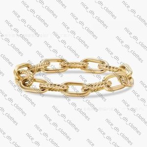 Luxury DY Desginer Bracelets Jewelry Bracelet Simple and Elegant Popular Woven Twisted Rope Ring David Bracelet High Quality David Yurma 175