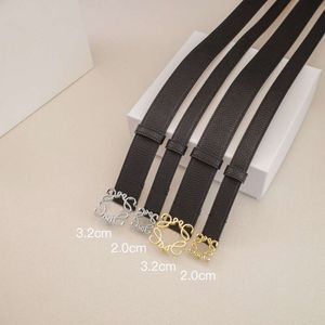 Men Brand Belt Luxury Designer Fashion Women Letter Buckle Genuine Leather Thin Belt Simple Belts Lady Strap High Quality 2cm/3.2cm Lichee Pattern