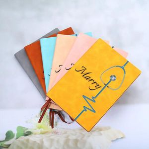 Diario regalo personalizzato Idea personalizzata per il taccuino in pelle A5 con regali della settimana di laurea dei nomi