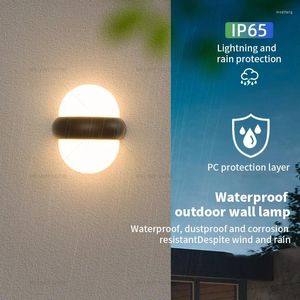 Wall Lamp Modern Outdoor Waterproof Light Spot Garden Courtyard Balcony Door Exterior Corridor LED