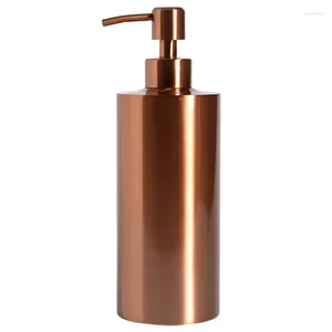 Flytande tvåldispenser 304 rostfritt stål pump pressbad schampo duschgel emulsion flaska rosguld silver