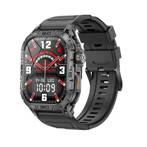 Nuovo K63 Bluetooth Call da 1,96 pollici AMOLED HD Schermo Meteo Musica Heart Rate Multi Sport Smart Watch