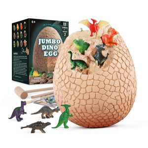 Dinosaurier Eier Spielzeug Grab-Kit, Dinosaurier-Überraschung Eier mit 12 einzigartiger großer Überraschung Dino-Spielzeug, Dinosaurierspielzeug für Kinder 6+ Jahre alte Jungengeschenke (12 Dinos+ 2 Bonus-Dinosaurier Eierspielzeug)