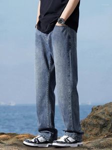Erkek kot pantolon gündelik ve rahat kot pantolon: düz bacak kesilmiş çok yönlü stil