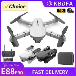 KDBFA 2023 New E88 Pro: WIFI FPV Drone with Wide-Angle HD 4K/1080P Camera, Height Hold, Foldable Design - Ideal RC Quadcopter Gift