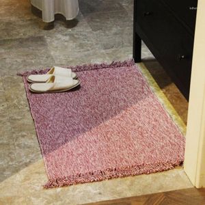 Tapetes tapetes não deslizamentos de entrada de porta de raspagem Máquina lavável casa salão de vara
