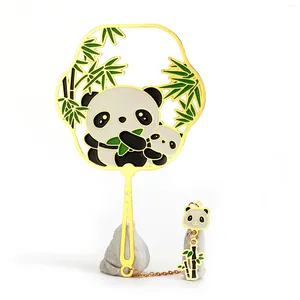 Parti Malzemeleri Toptan 3D Bookmark Hayvan Çin Özel Tasarım Metal Hollow Panda'yı Özelleştir