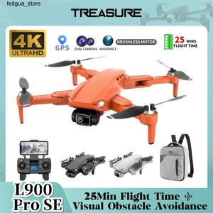 DRONES L900 PRO SE DRONE 5G WIFI FPV 4K Professional Ultra Clear Camera RC Four Helicopter Brushless Motor Mini Drone GPS Toy S24513