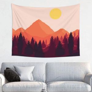 Tapisserier Forest Mountain Horizona Tapestry