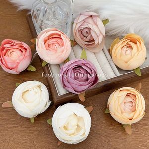 Elegante Blumen Stoff Haare Clips für Frauen Mädchen Blütenblätter Mohn große Blumenhaarclips Haarnadel Haarzubehör