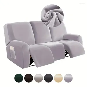 Pokrywa krzesła 8pcs/Set Velvet High Scheme Couch dla 3 poduszki sofa schyłkowania pralki meble Ochraniacz mebli z elasti bez poślizgu