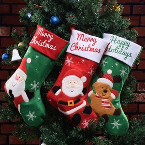 Decorazioni natalizie Stocking Decoration con corda sospesa di Natale Accessorio per le vacanze in famiglia