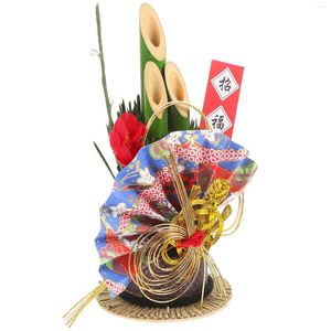 Dekorative Figuren Japanische Jahr Dekorationen Blumenmänner Ornamente Ornamente Restaurant Handwerk zarte Stoffzähler schmücken Sushi Store