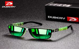 2020 New Dubery Classic Driving Square Polarisierte Sonnenbrille Männer Grüne blaue Linsen Sonnenbrille Polaroid Linse Brille Gafas de So2215604