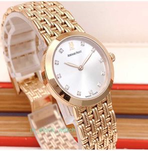 Aaip zegarek luksusowy projekt Women Watch 18K Rose Gold Oryginalny Diamond Manual Mechanical Watch Women Swiss Watch