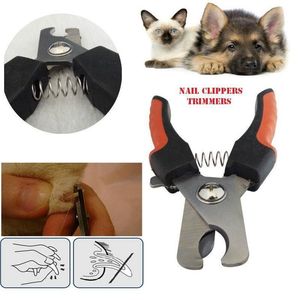 Pet Dog Cat Large / Medium Nail Clippers Trimmer alla hundar Gripsoft Claw rostfritt stål Nagelklippare nagelvårdshandelsbox Dhl Oqgei Qcuwv