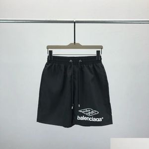 Pantaloncini da uomo a dimensioni più size abbigliamento estivo in stile polare con spiaggia fuori dalla strada puro cotone q2314r drop drop dropele othcj