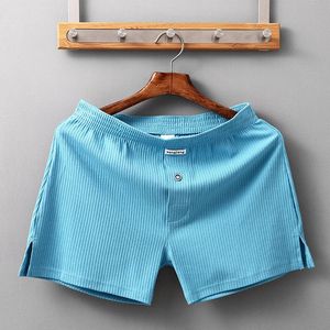 Pantaloni arro arro da uomo estivo cotone short sportivi comodi traspiranti trasparenti solidi motivi verticali di grandi dimensioni da uomo 240513