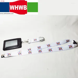 Bag Asiana Airlines Airplane Seat Belt Buckle Lanyards ID Badge Card Case Holder Pilot Flight Crew Company Office Phone Straps Sling