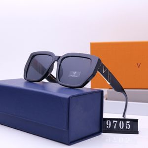Роскошные поляризованные солнцезащитные очки мужские и женские дизайнеры солнцезащитные очки UV400 защита металлическая рама двойной луче