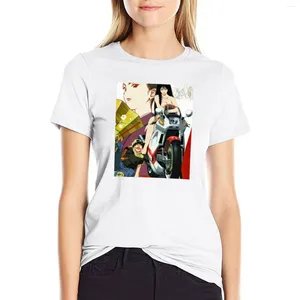 Polos femminile T-shirt per moto Golden Boy Magliette coreane Magliette grafiche per le donne