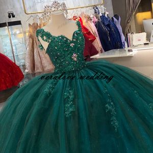 Charro vestidos quinceanera Dress Off ramion aplikacje koronkowe crost back sweet 16 Prom Party sukienki vestidos de xv a os 190s