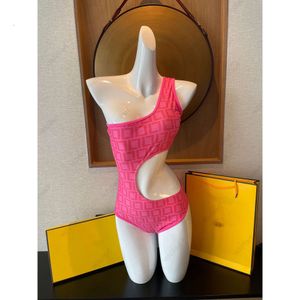 Pink One Piece Bikin Swimsuit Ladies Bathing Floral Suit Set Girls Beach Clothing Summer Brand Swim Designer Swimwear GGITYS HQSR
