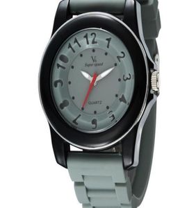 2019 Nuovi uomini di quarzo casual v6 orologi sfoggiano più a colori orologio da polso a goccia di moda in silicone orologio abito orologio 6959576