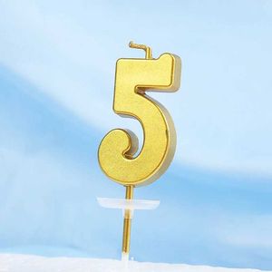 5Pcs Candles Digital Candle Birthday Number Cake Candle 0 1 2 3 4 5 6 7 8 9 Cake Topper Girls Boys Baby Party Supplies Decoration