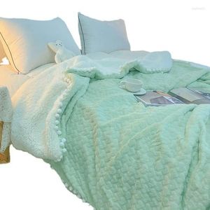 Blankets Solid Color Summer Cool Quilt Washed Cotton Air Conditioner Office Sofa Lunch Break Soft Comfortable Blanket