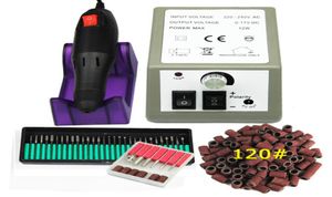 Profesyonel Elektrikli Tırnak Matkap Makinesi Set Tırnak Sanatı Dosyası 36 Bit 120 Quot Zımparalama Bandı Akrilik Tırnak Sanat Ekipmanı Aracı Kesici K8267978