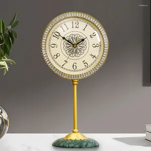 Relógios de mesa decorativos sala de estar moderna