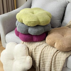 枕ユニークなシートポータブルスローコーデュロイ洗えるかわいい花の椅子